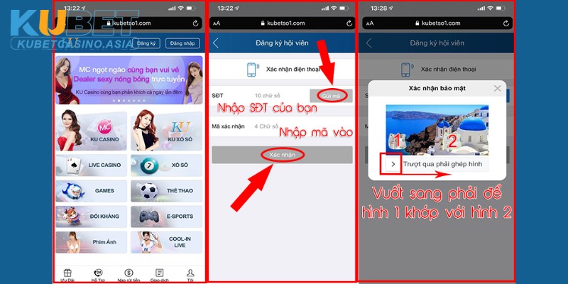 Hướng dẫn đăng ký Kubet trên điện thoại Hướng dẫn đăng ký Kubet trên điện thoại