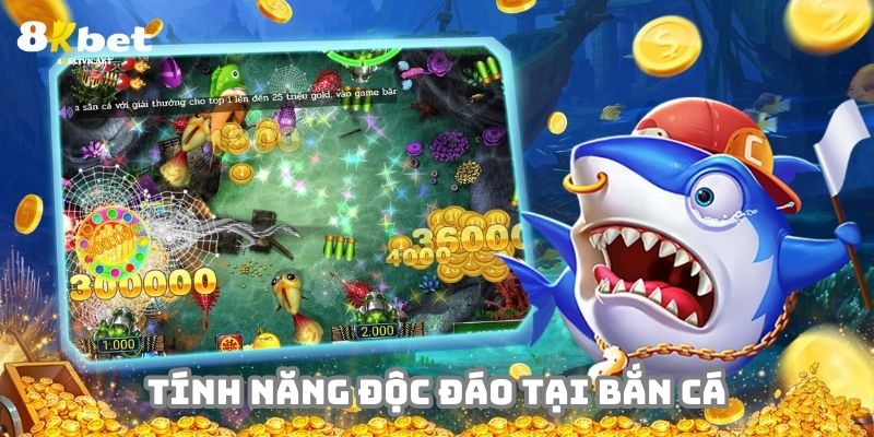 Tính năng hỗ trợ cực hấp dẫn tại bắn cá 8kbet